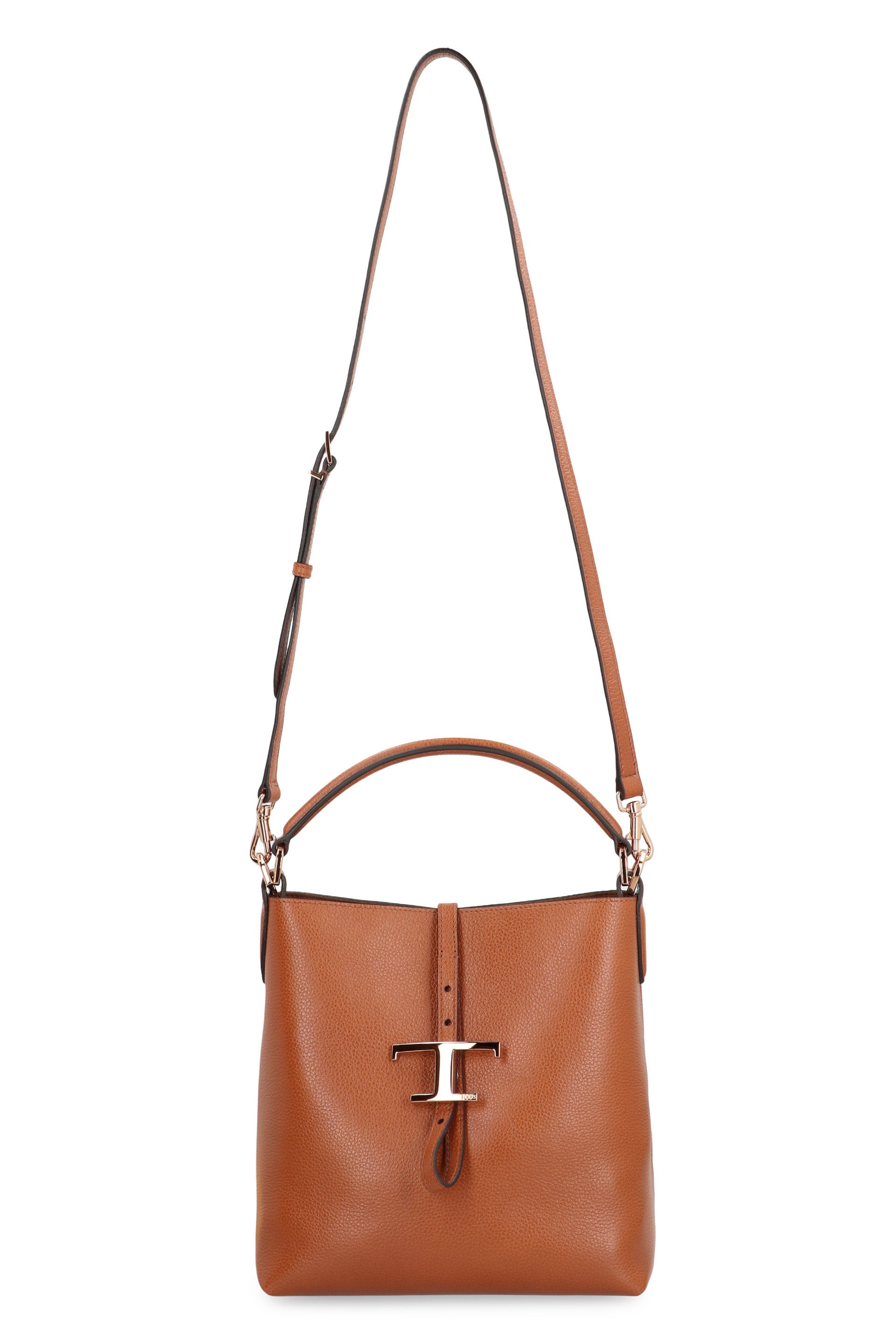 TOD'S Timeless Leather Bucket Handbag - 23 CM