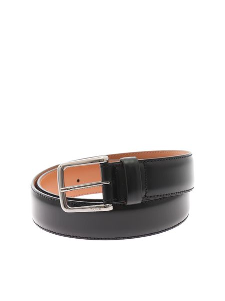 TOD'S Leather Square Buckled Belt - 4CM Width
