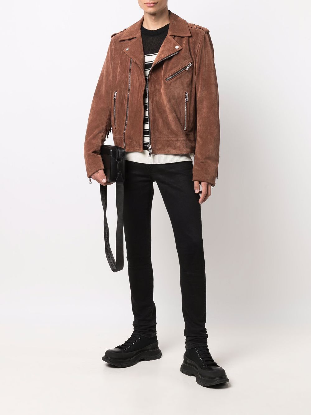 BALMAIN Knit Sailor Pullover with Badge