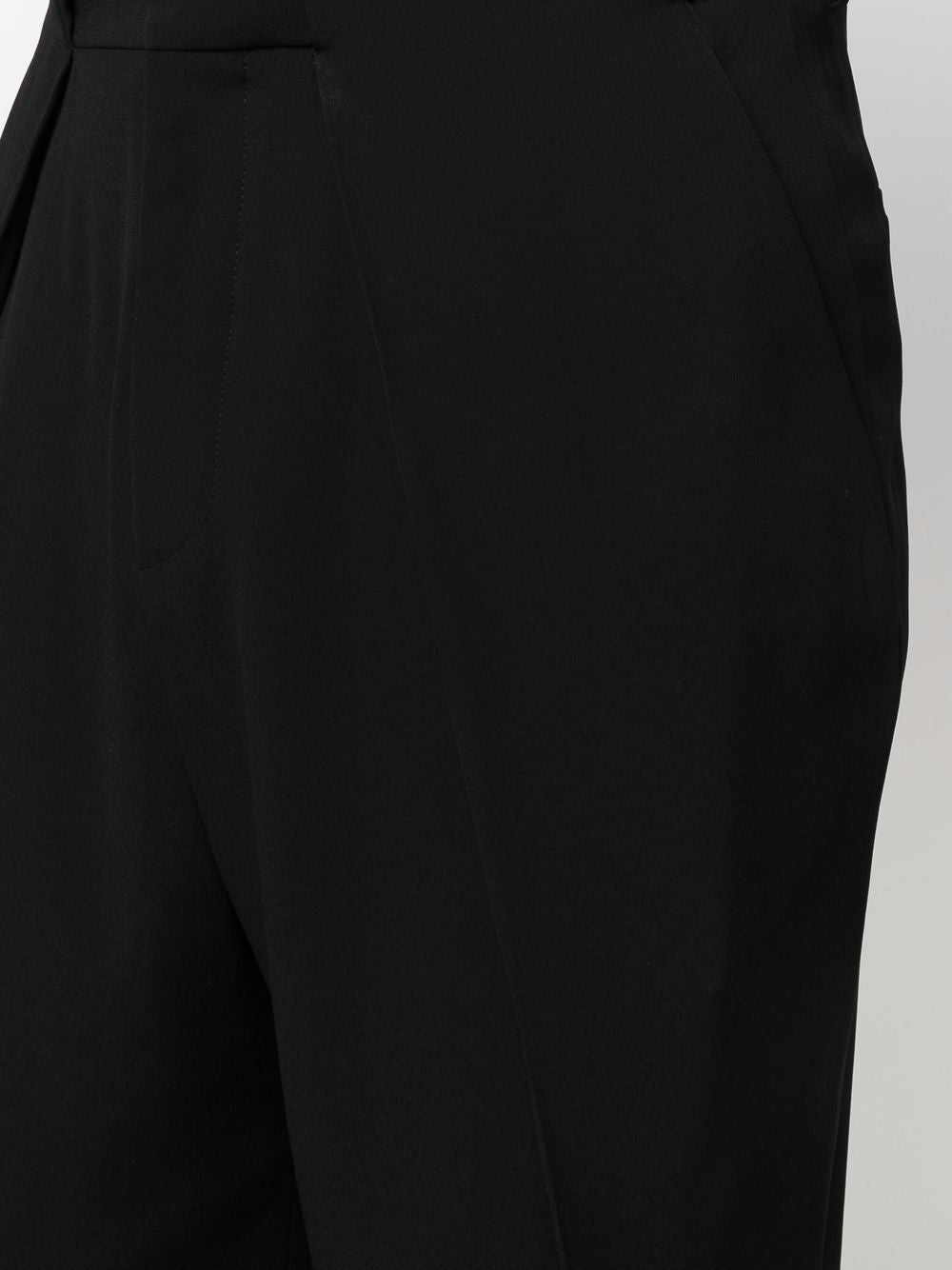 BALMAIN Side Folded Crepe Pants