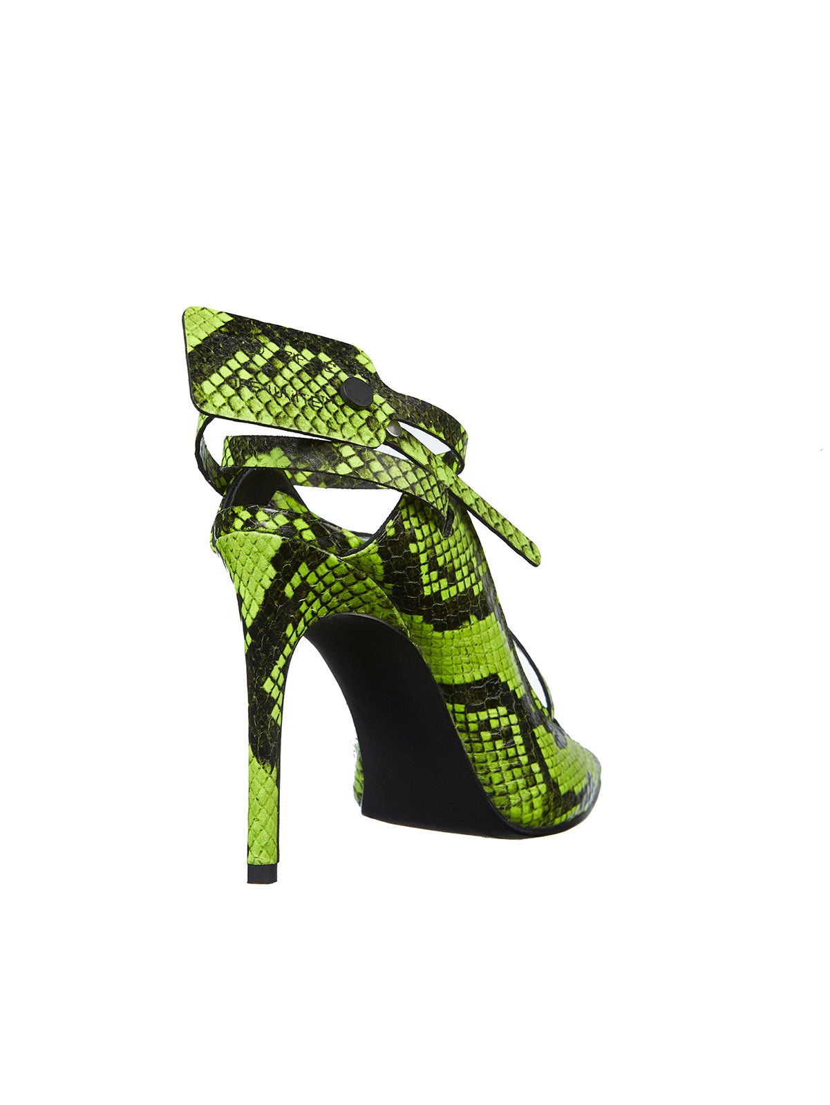 OFF-WHITE Python Sandal with Adjustable Strap for Women