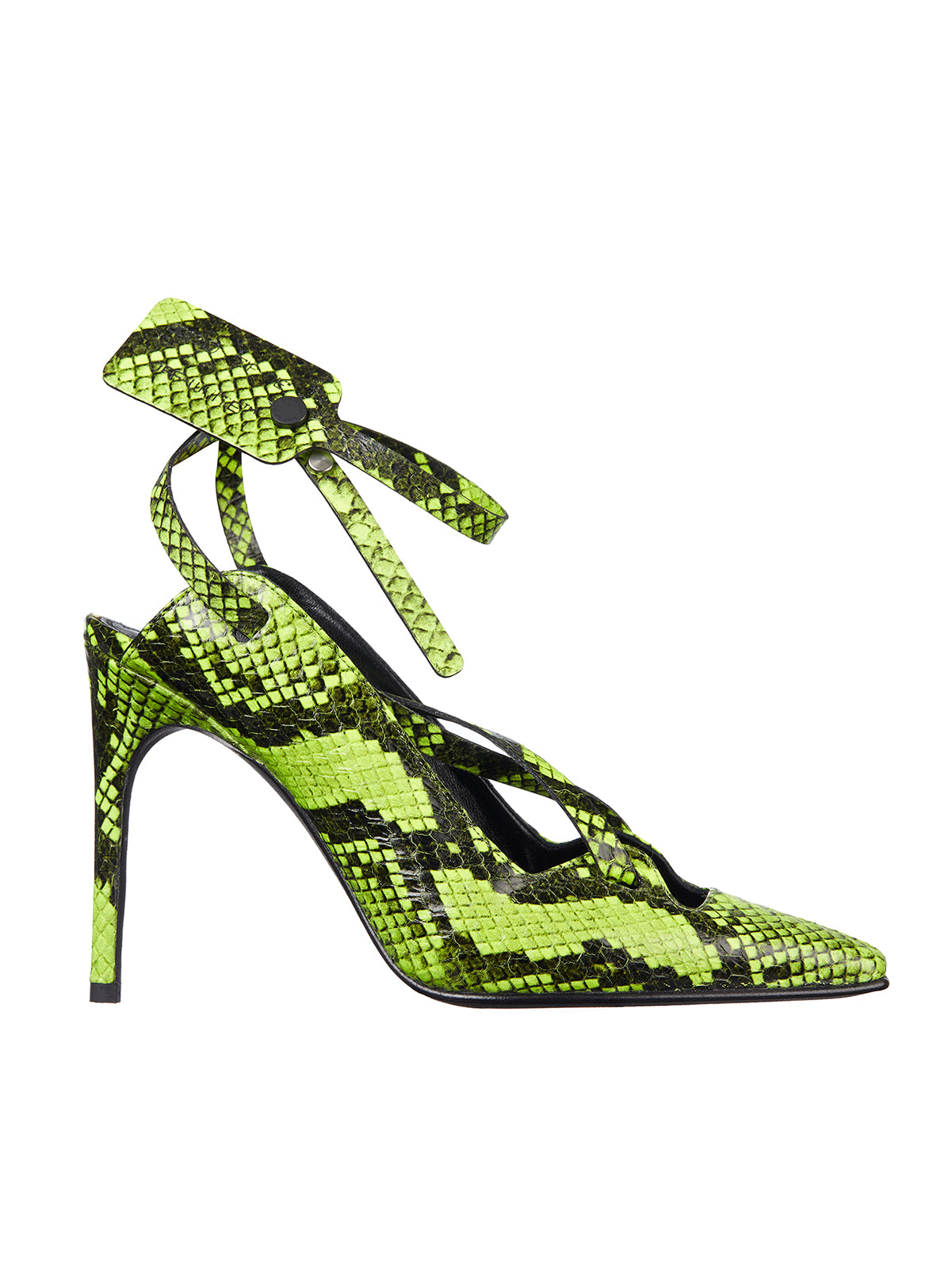 OFF-WHITE Python Sandal with Adjustable Strap for Women