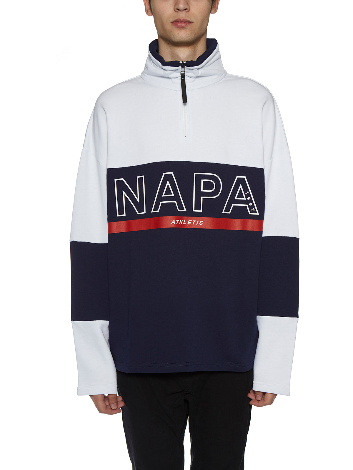 NAPAPIJRI Front Zip Men's Sweatshirt - Size 40