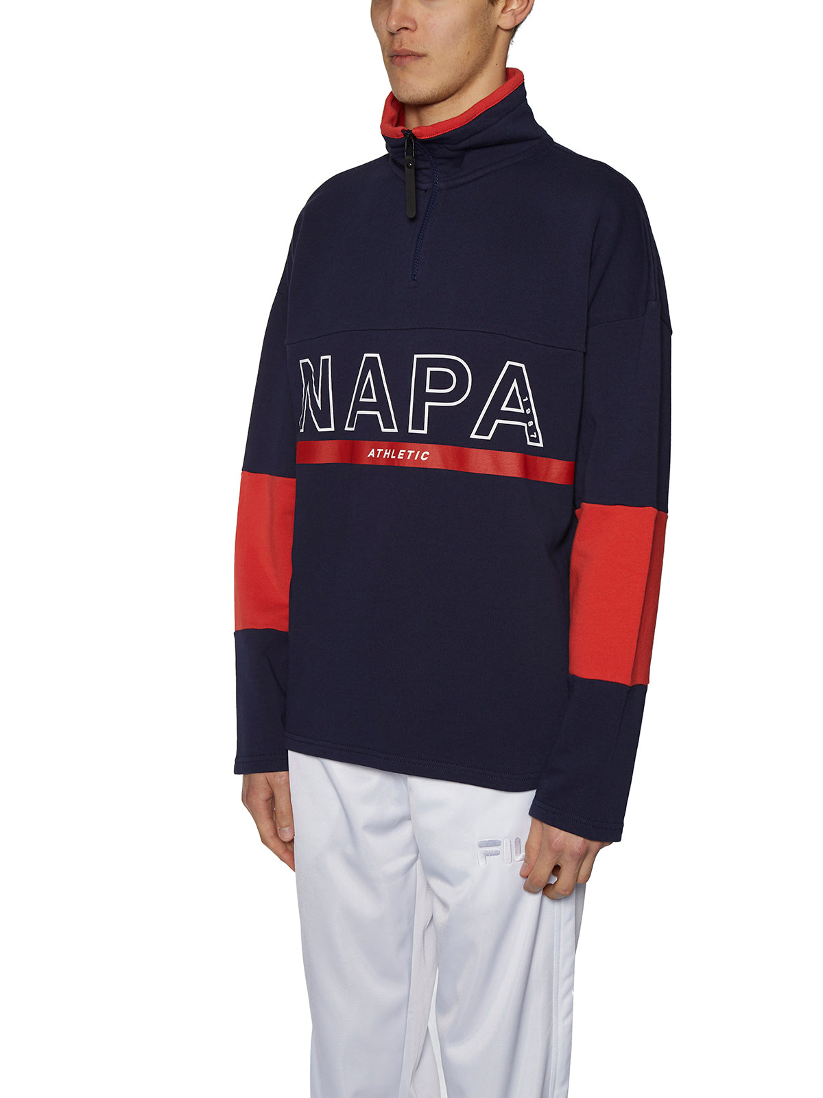 NAPAPIJRI Men's Mini Zip Sweatshirt