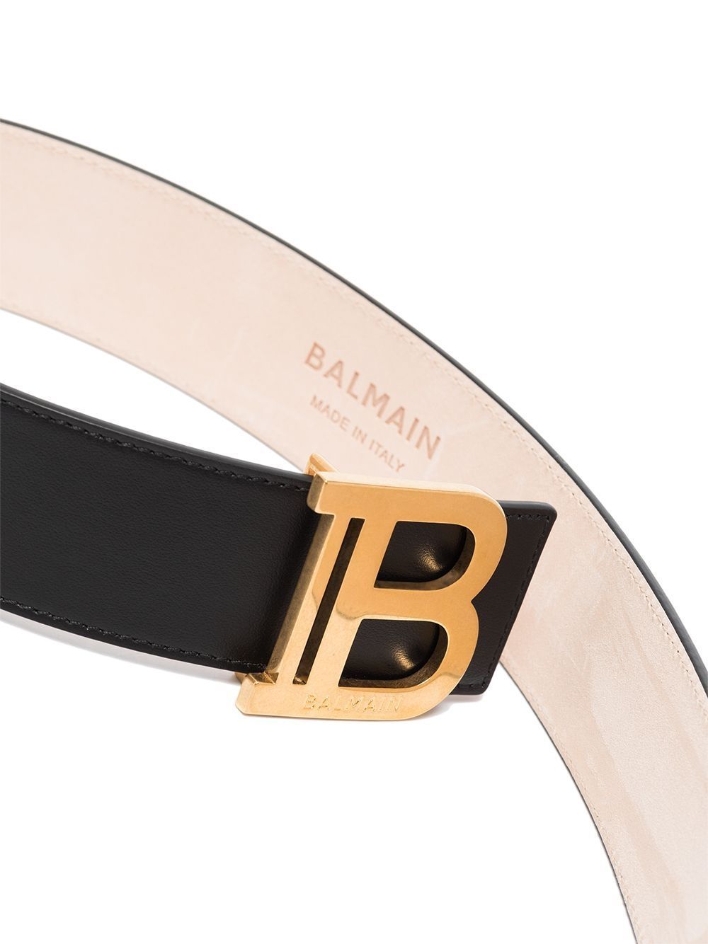 BALMAIN 4 CM Calf Leather Belt