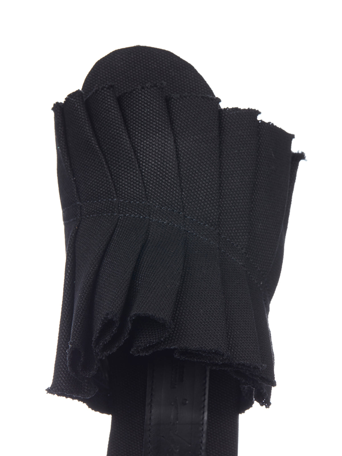 YOHJI YAMAMOTO Pleated Canvas Sandal