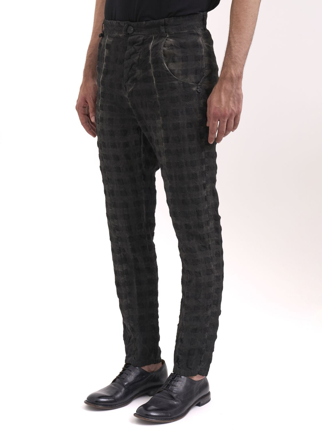 NOSTRASANTISSIMA Four-Button Slouchy Pants in Size 48