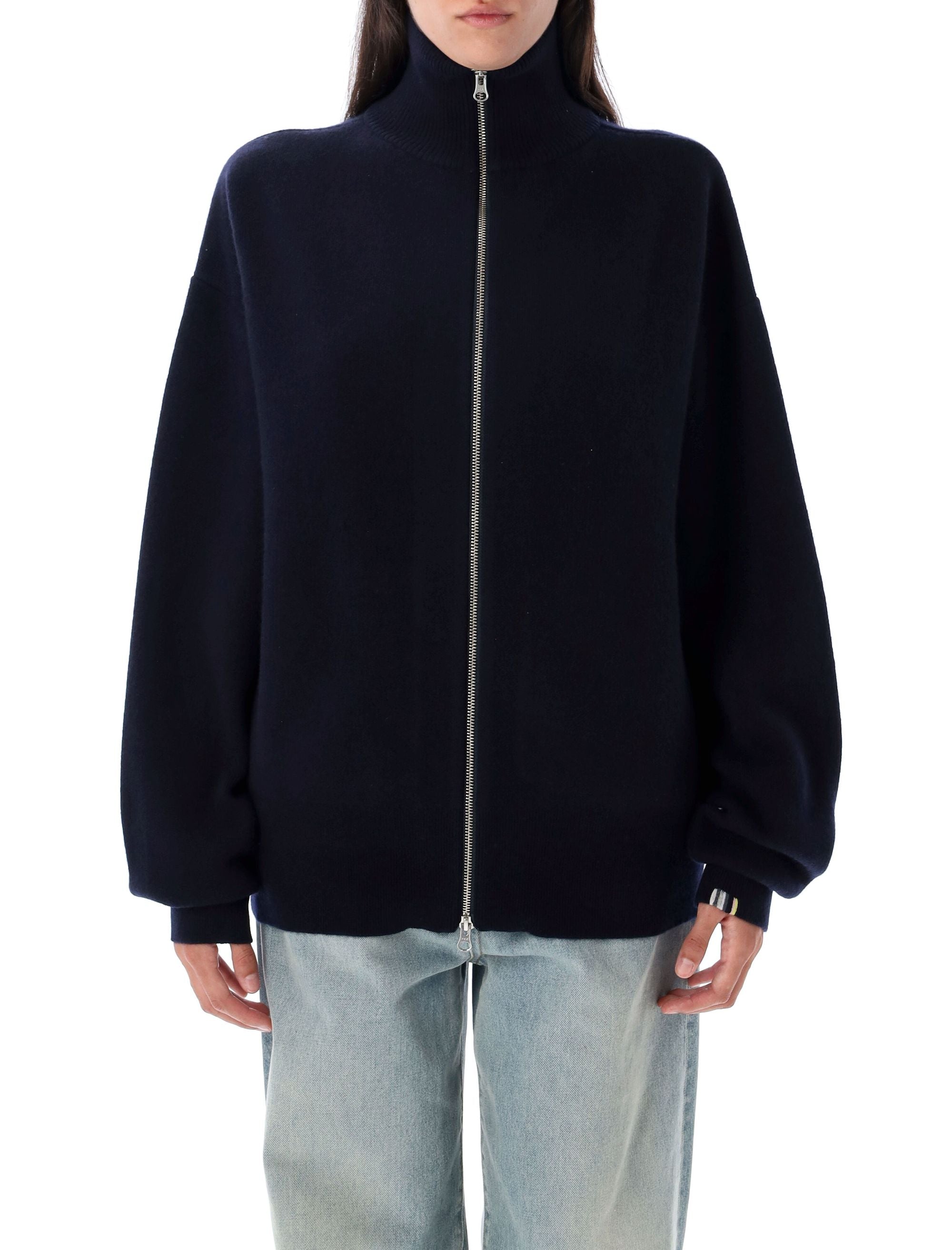 EXTREME CASHMERE XTRA OUT ZIP-UP CARDIGAN - ONE SIZE