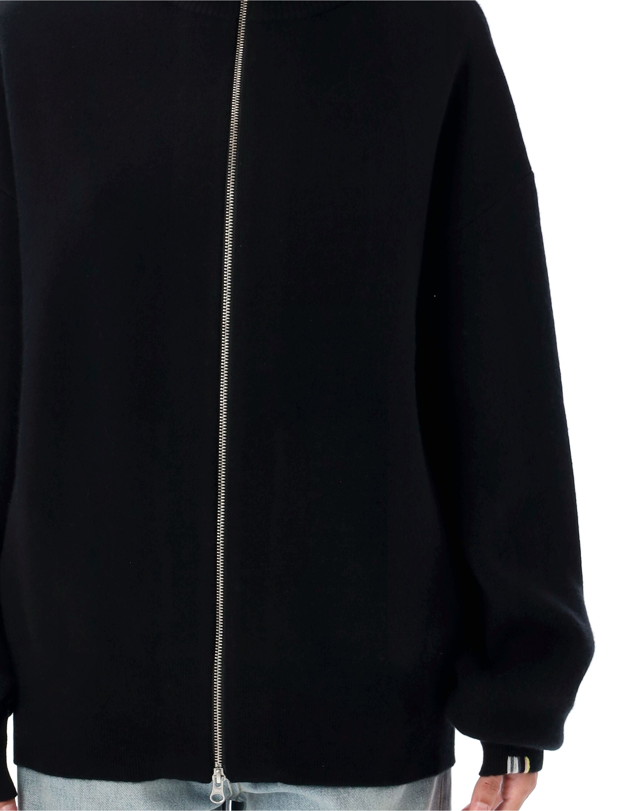 EXTREME CASHMERE Xtra Out Zip-Up Cardigan - Size OS