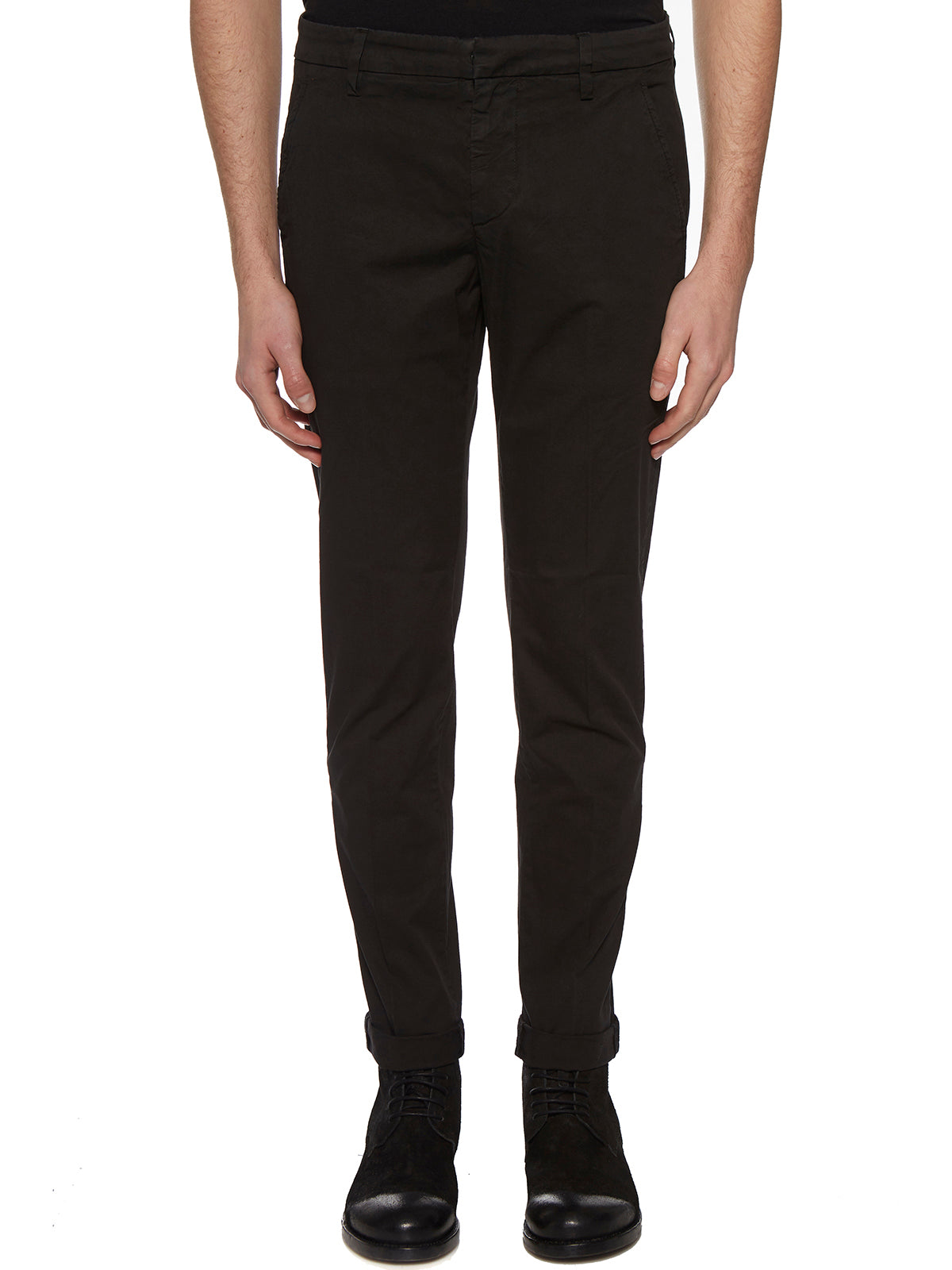 DONDUP Gabardine Cotton Trousers - Size 32