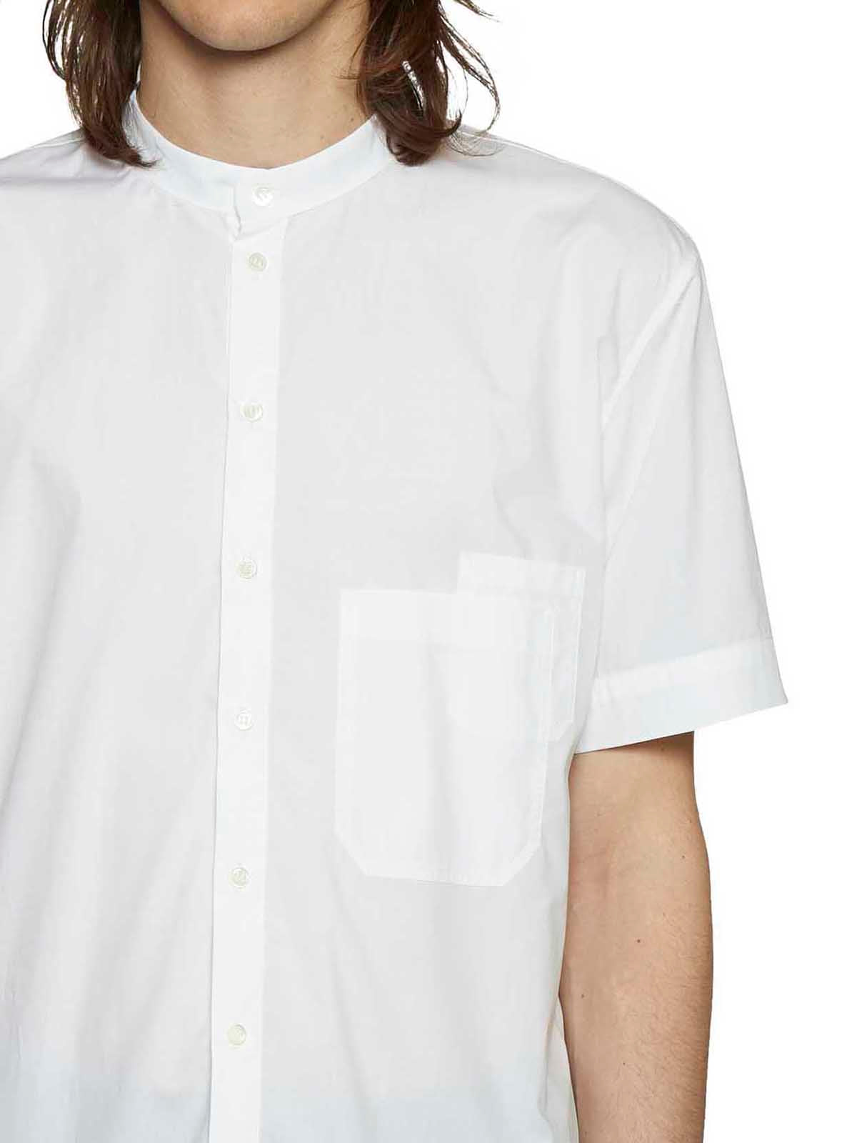 ISABEL BENENATO Modern Mandarin Collar Shirt - Size 48