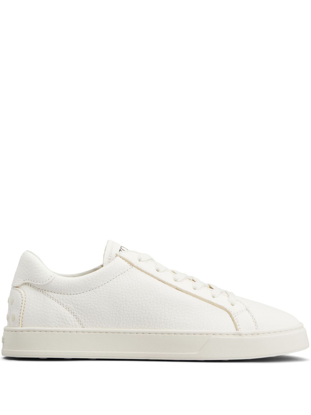 TOD'S Men's Leather Sneaker with Lace-Up Design