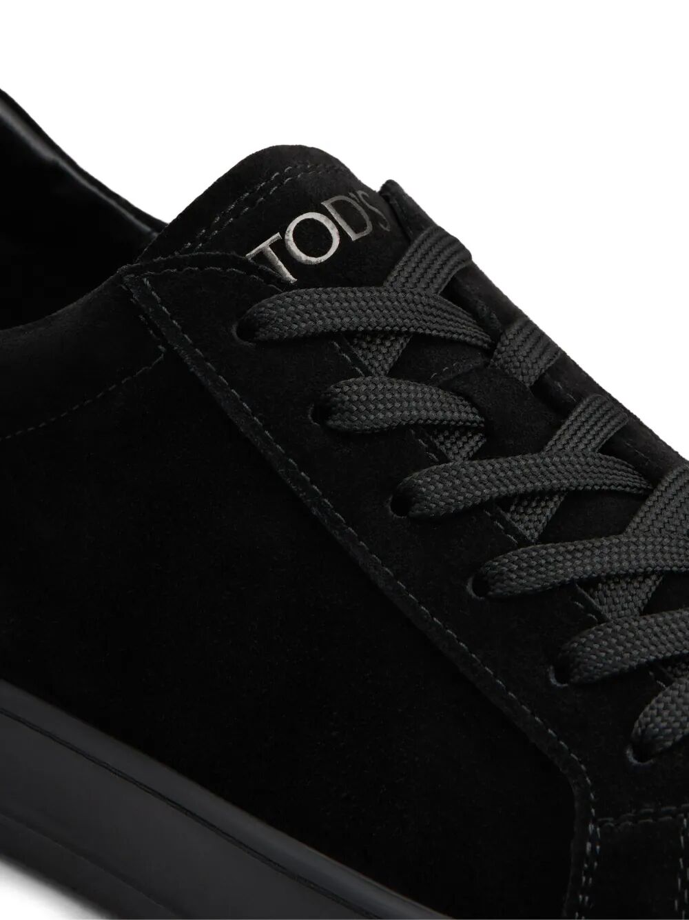 TOD'S Suede Sneakers with Stamped Logo