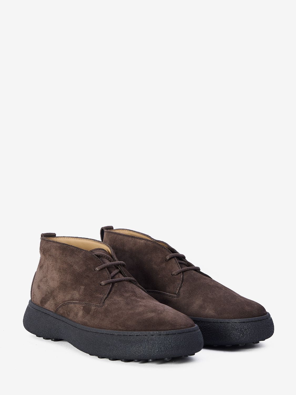 TOD'S Men's Suede Desert Boots - UK Size