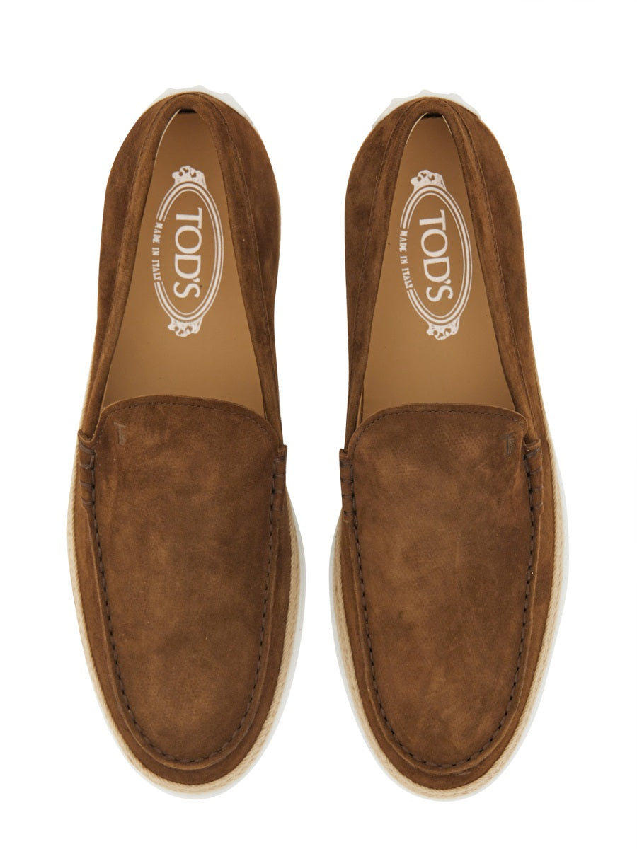 TOD'S Men's Leather Slip-On Loafer