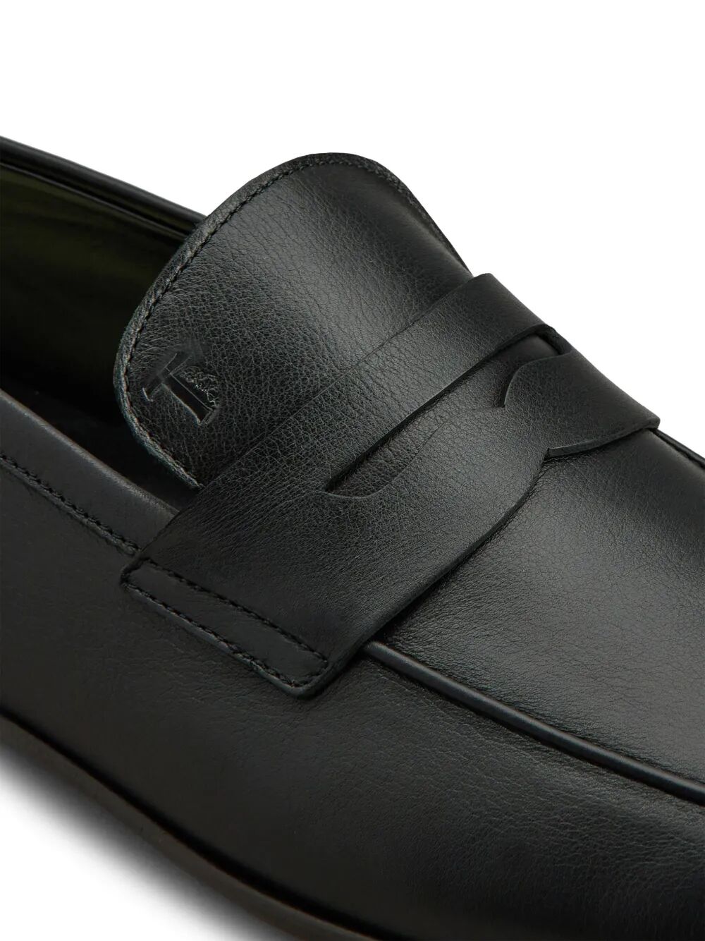TOD'S Deconstructed Leather Loafers for Men