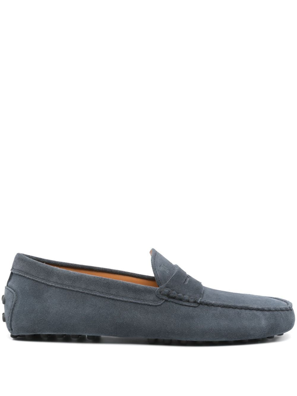 TOD'S Classic Rubber Suede Loafers for Men