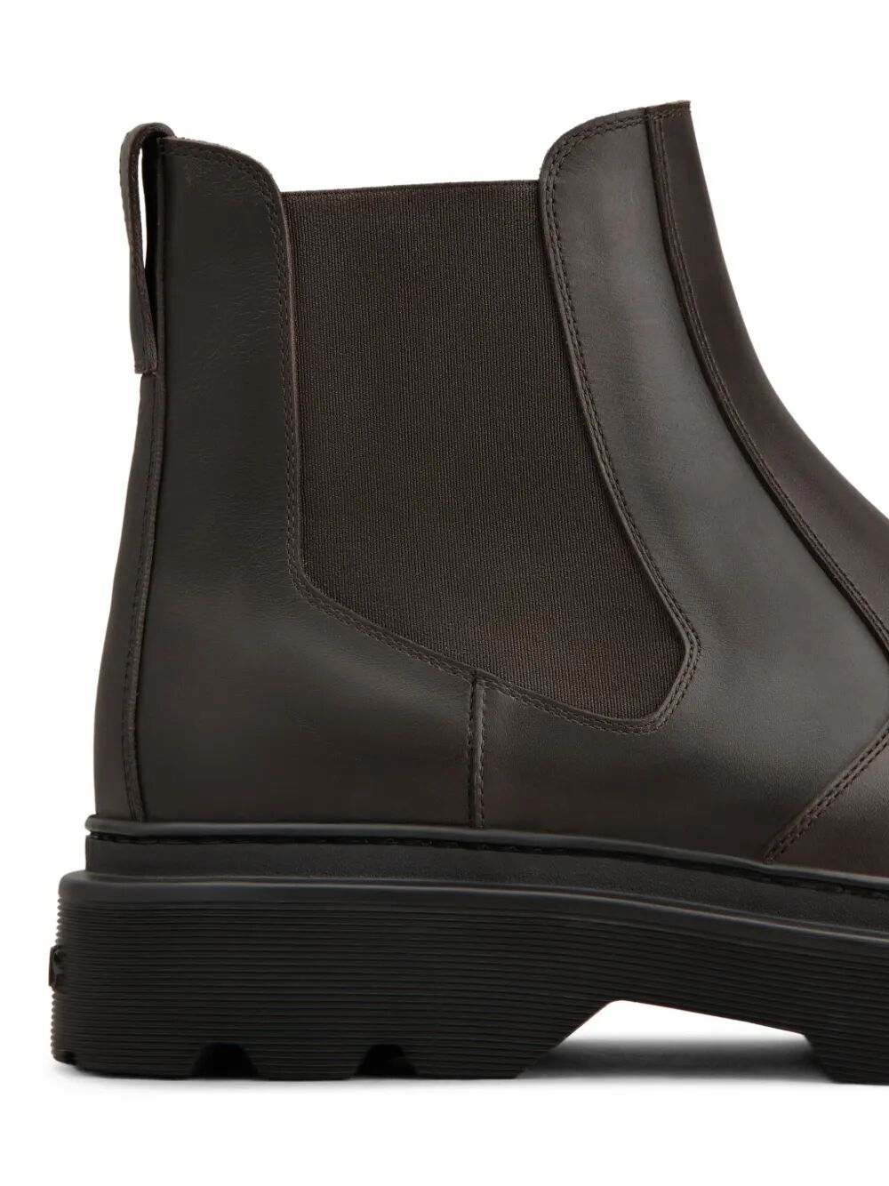 TOD'S Men's Leather Chelsea Boots with Elasticated Side Panels