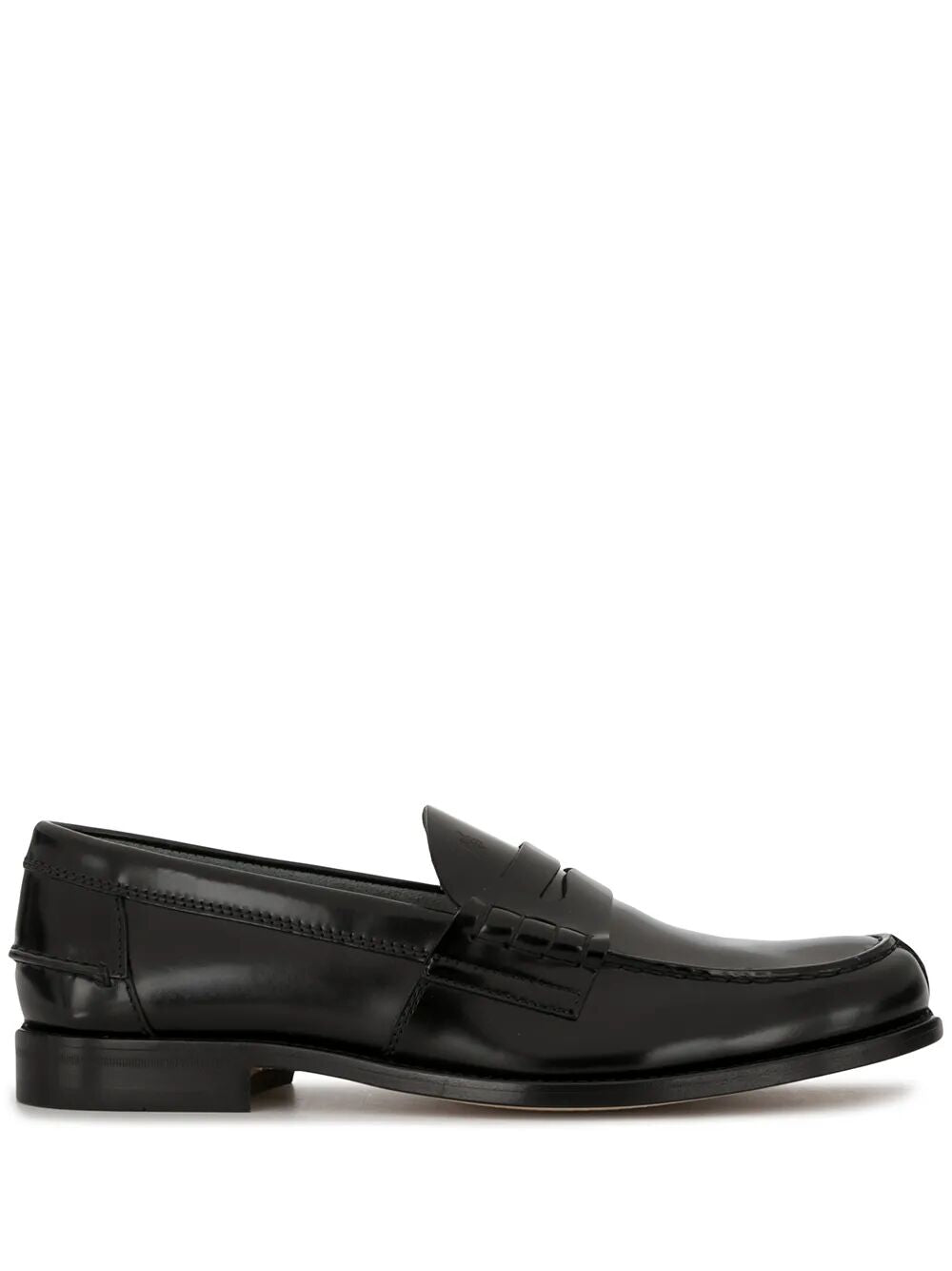 TOD'S Men's Leather Loafers with Penny Strap - UK Size