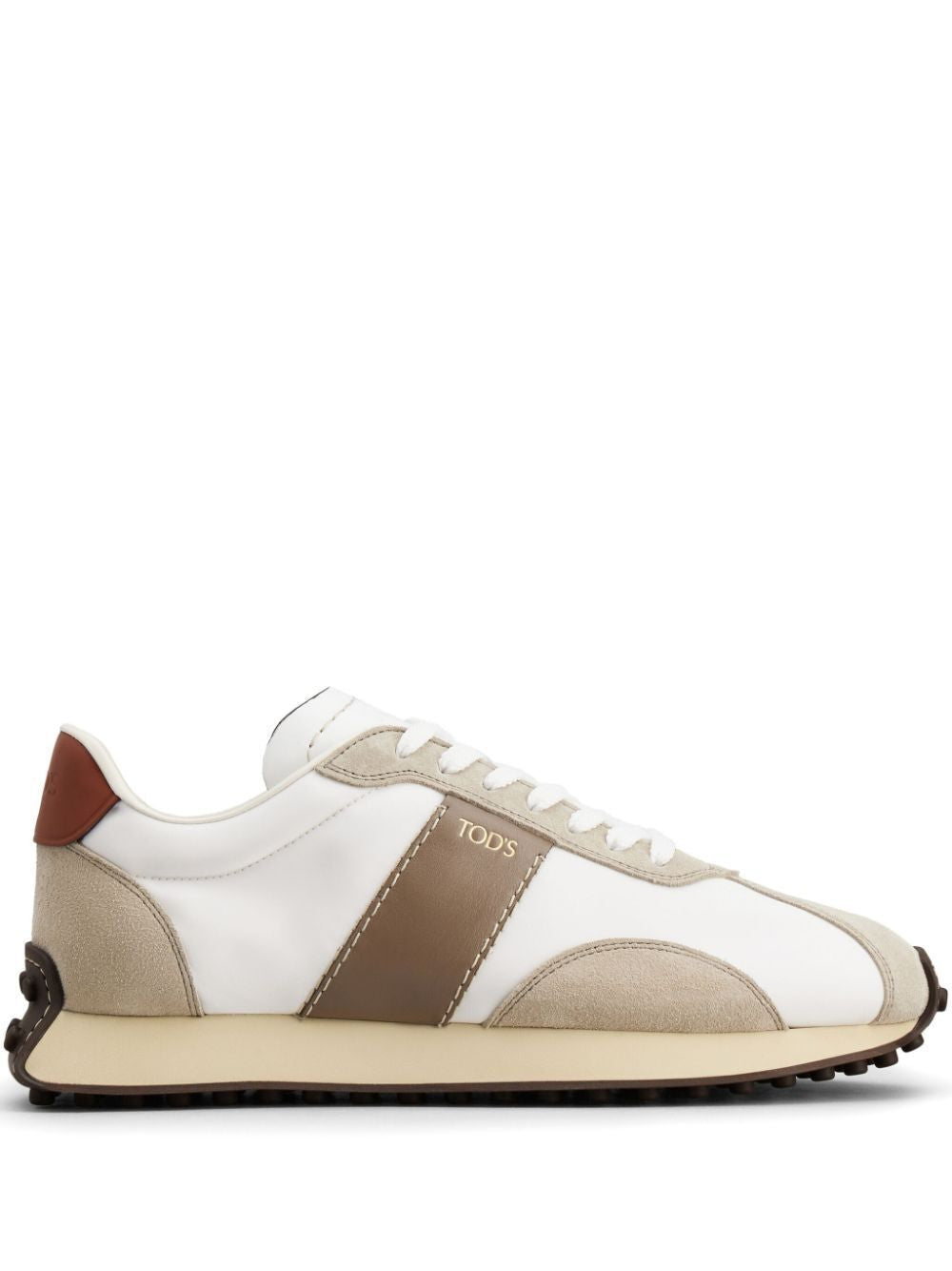 TOD'S Leather and Suede Sneakers for Men - Active Style 26L