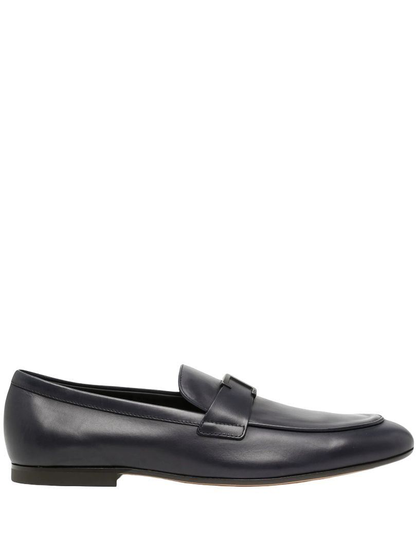 TODS Men's Classic Loafers with Timeless T Logo