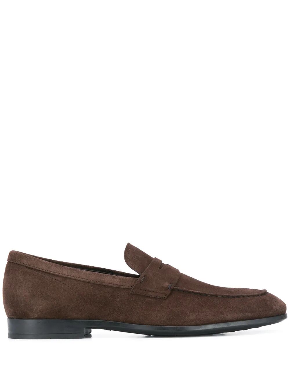 TOD'S Men's Suede Loafers - Round Toeline