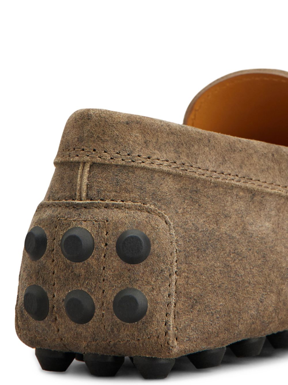 TOD'S Classic Rubber Leather Loafers for Men