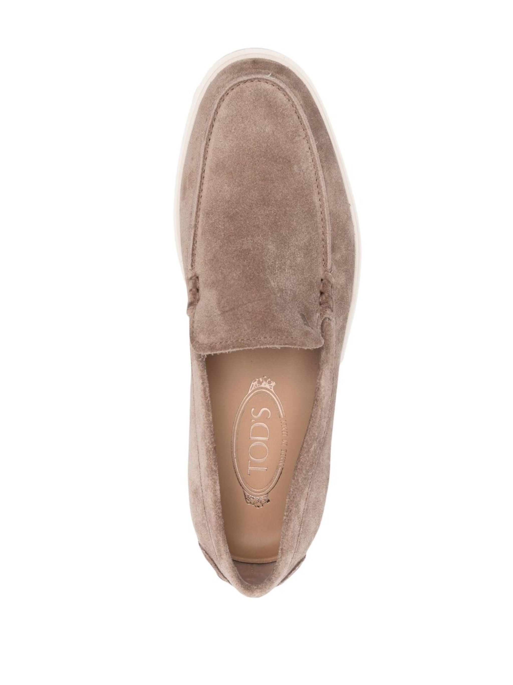 TOD'S Men's Suede Moccasin Slipper