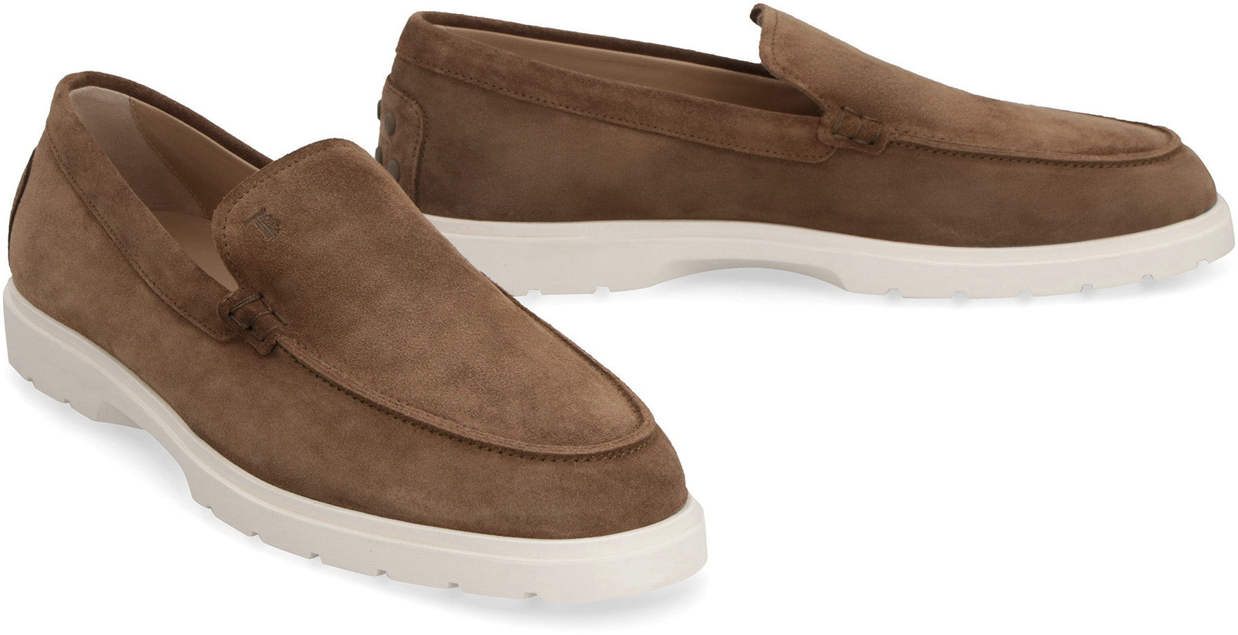 TOD'S Suede Slip-On Moccasins for Men
