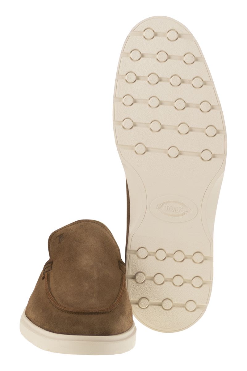 TOD'S Suede Slip-On Moccasins for Men