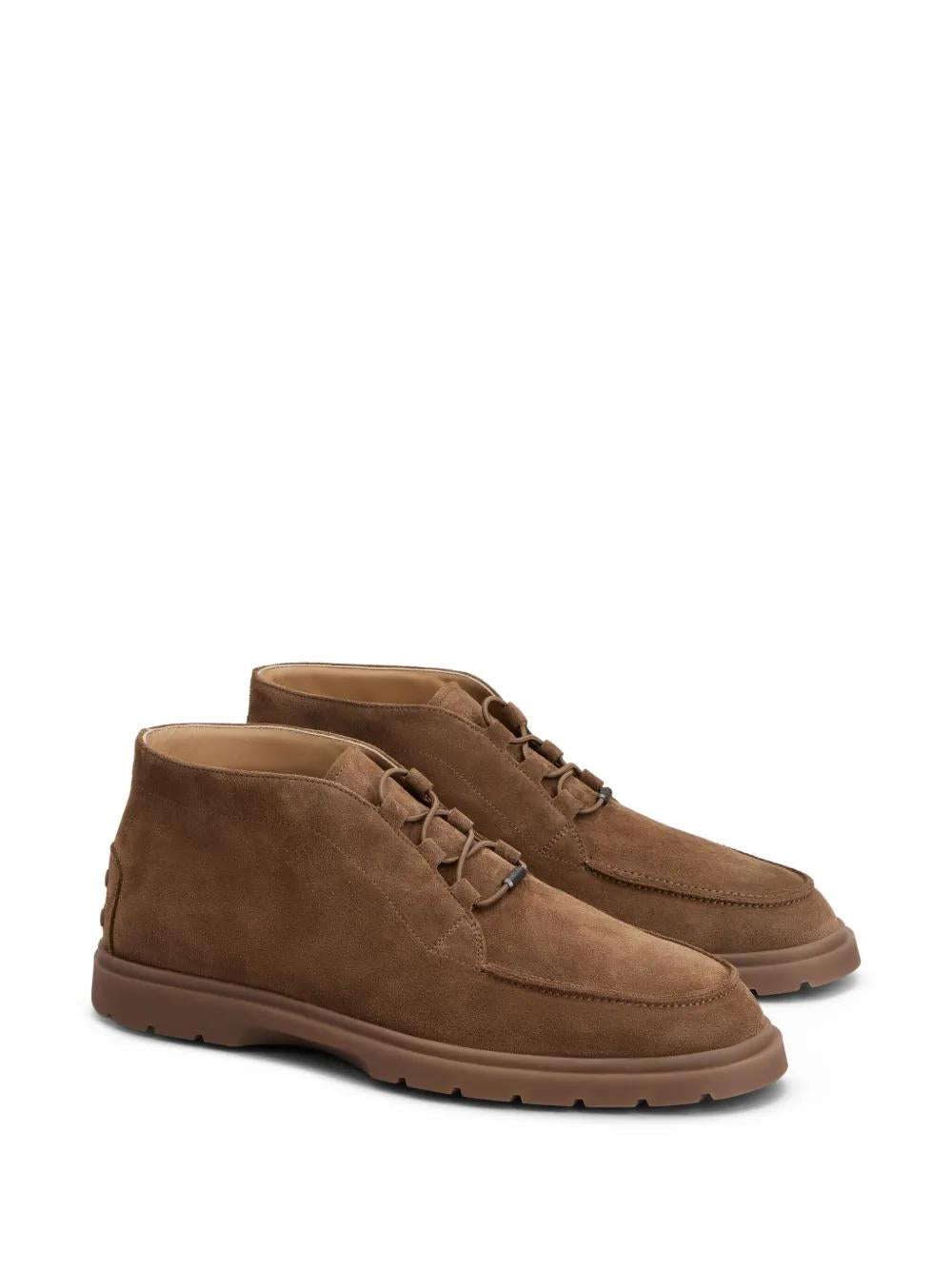 TOD'S Men's Suede Leather Ankle Boots