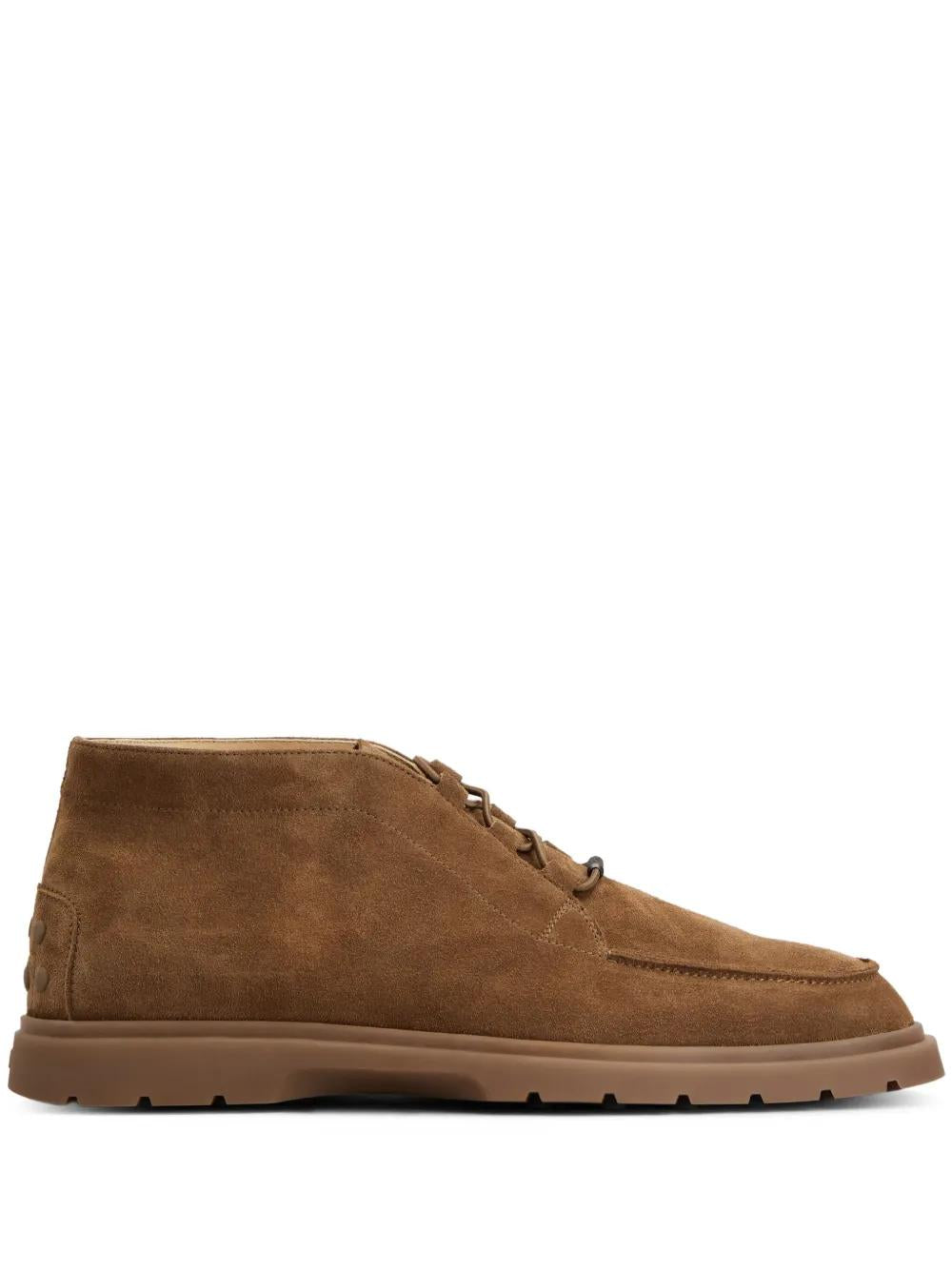 TOD'S Men's Suede Leather Ankle Boots