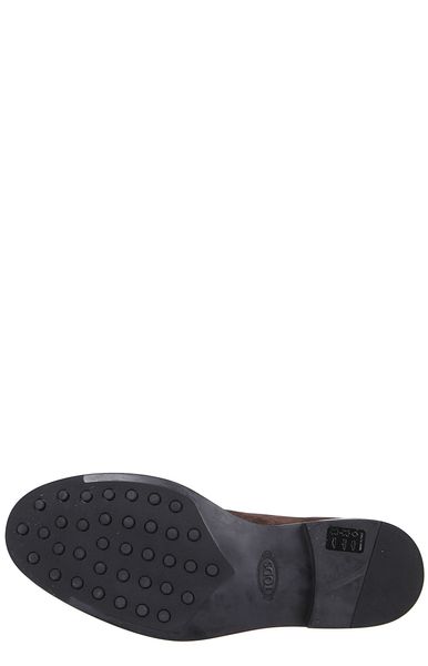 TOD'S Men's Timeless Supple Leather Desert Ankle Boots - 10 cm Height