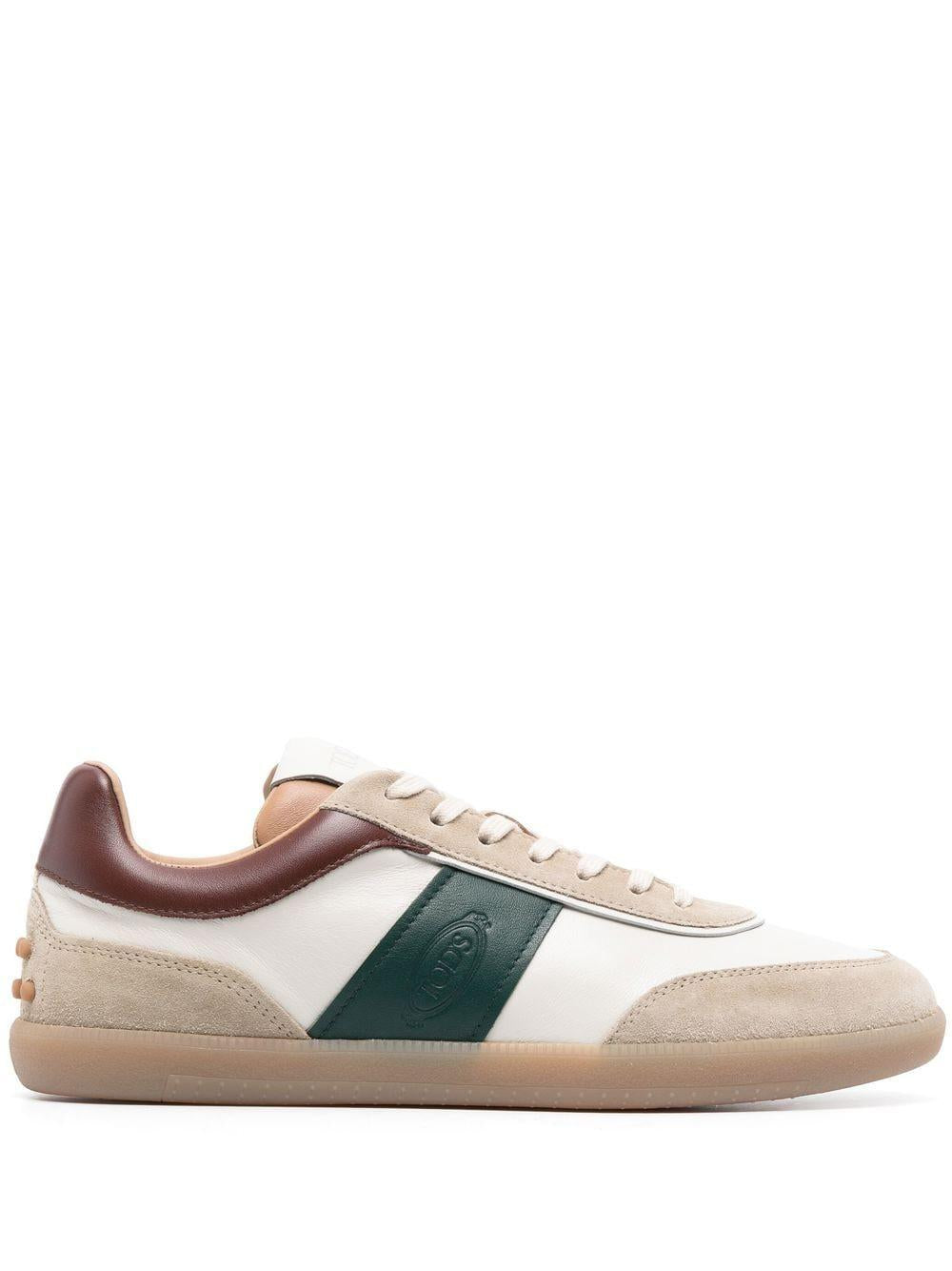 TOD'S Suede Leather Tabs Sneakers
