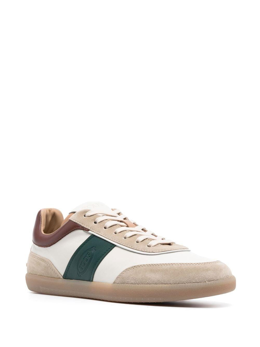 TOD'S Suede Leather Tabs Sneakers