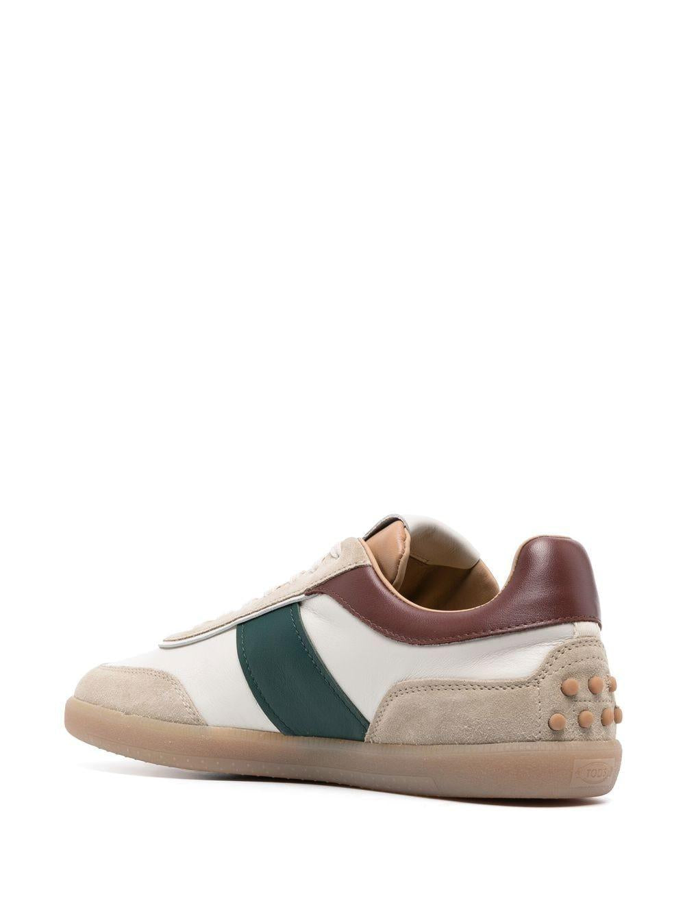 TOD'S Suede Leather Tabs Sneakers