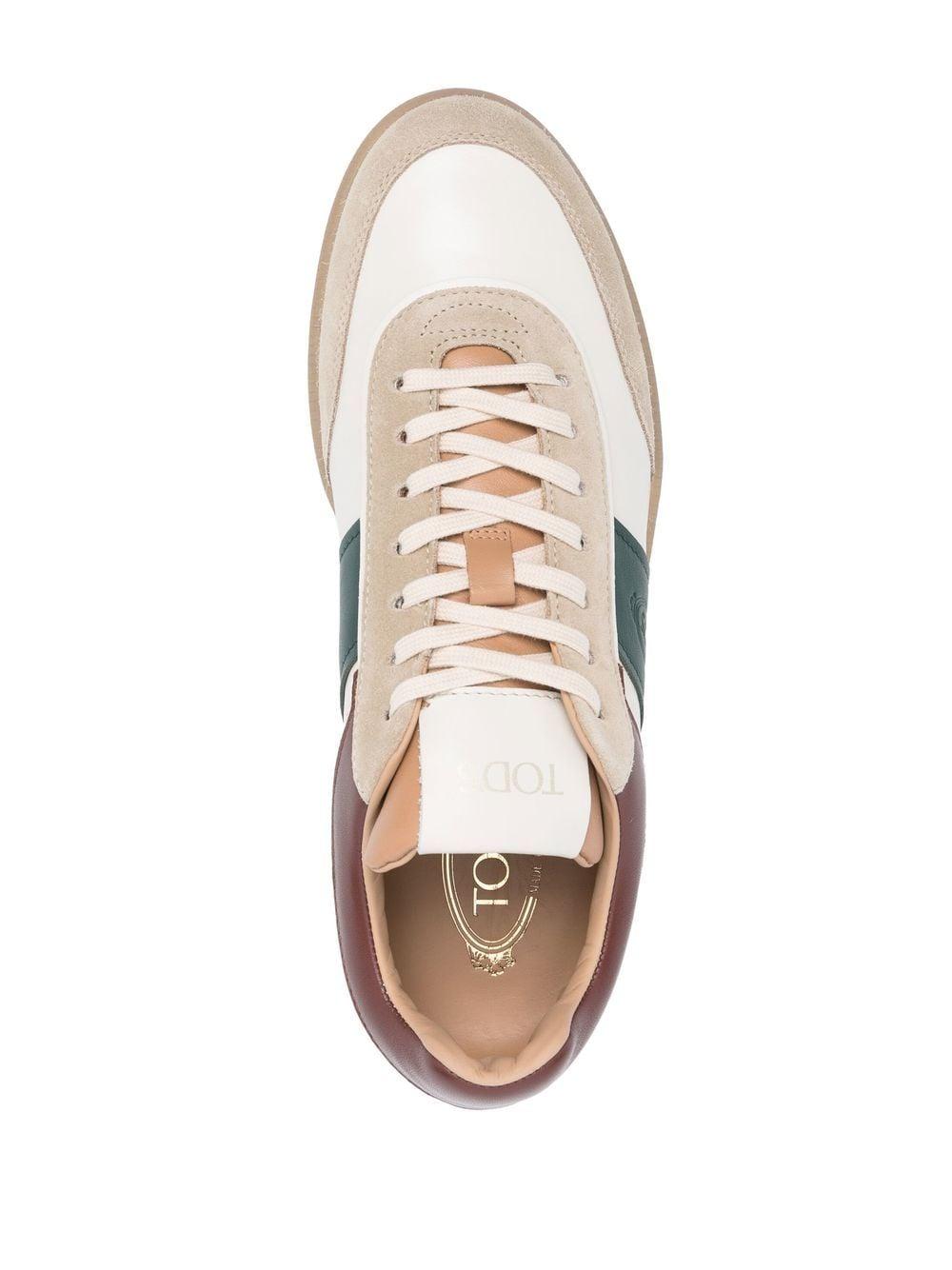 TOD'S Suede Leather Tabs Sneakers