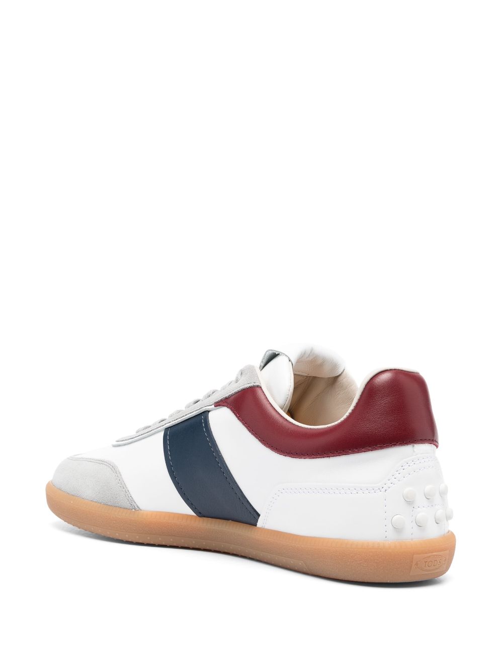 TOD'S Luxurious Leather Tab Sneaker