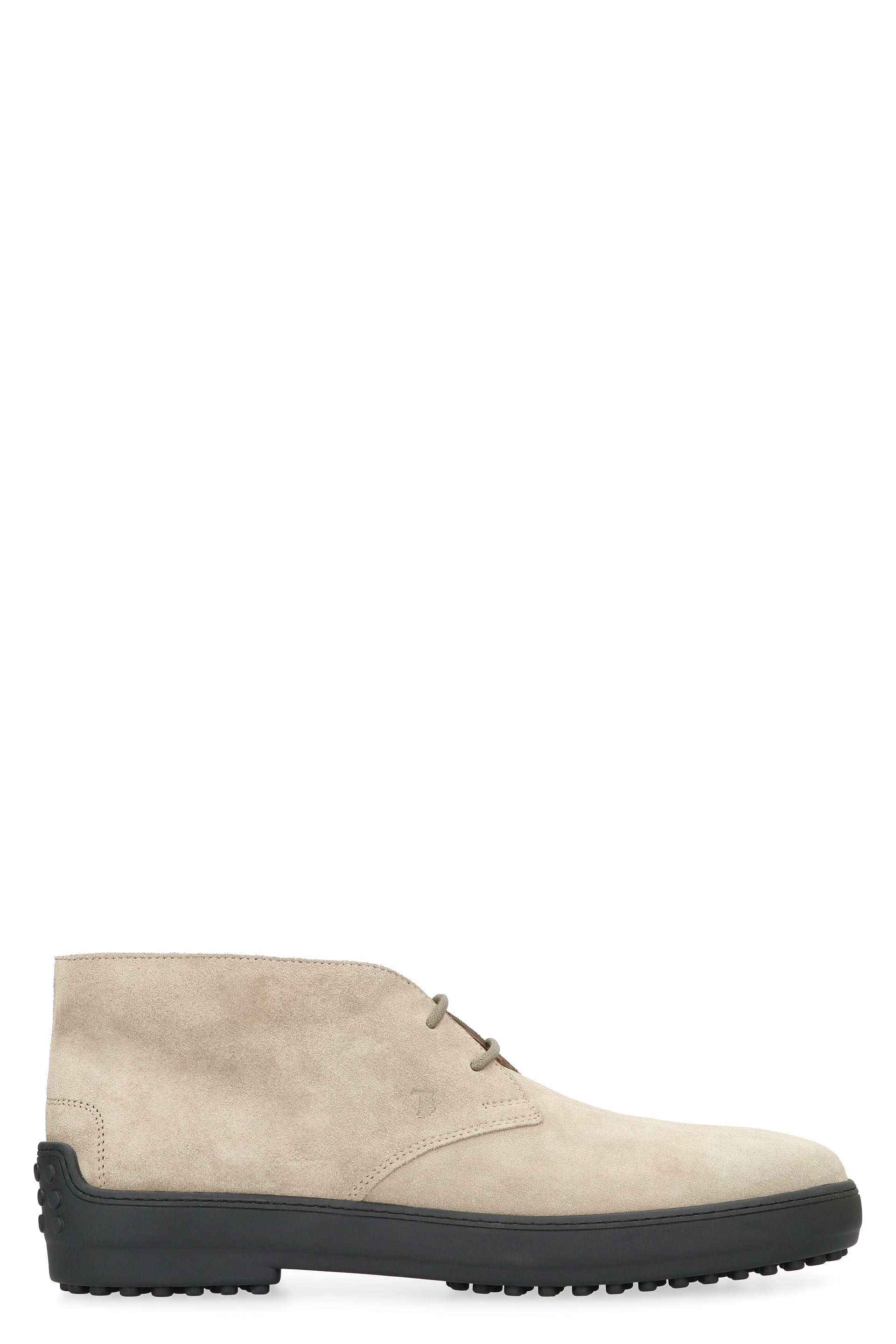 TOD'S Winter Rubber Suede Ankle Boots