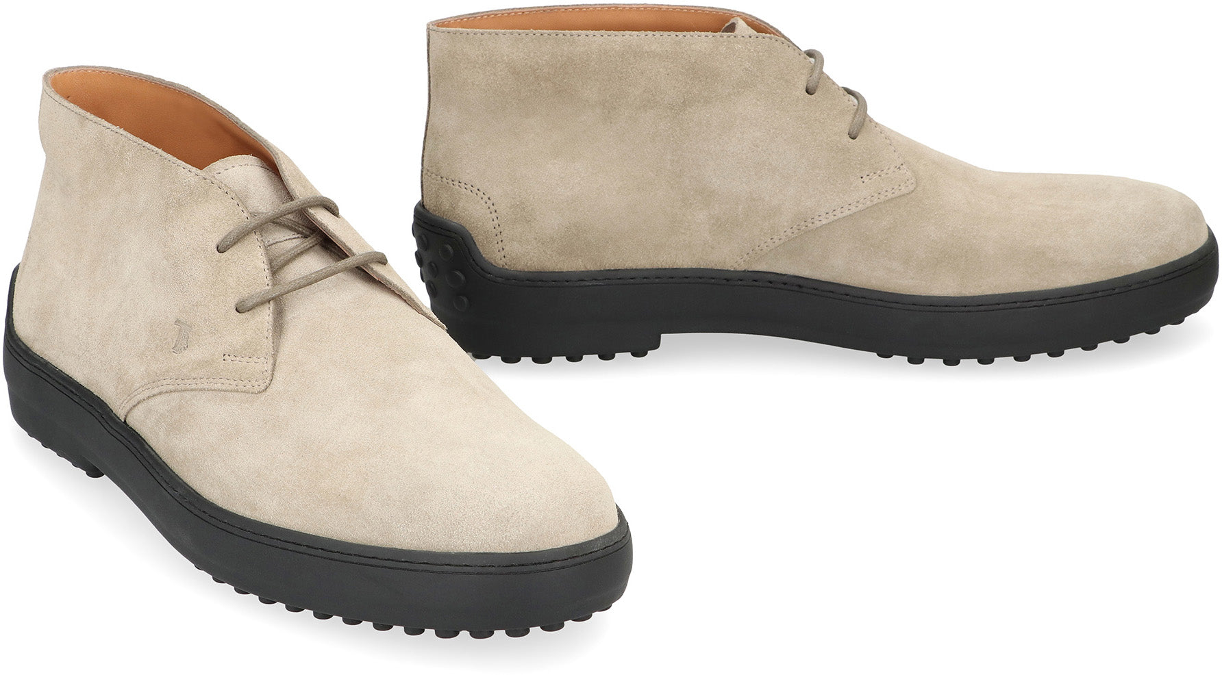 TOD'S Winter Rubber Suede Ankle Boots