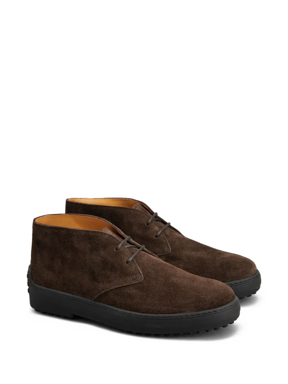 TOD'S Lace-Up Rubber Sole Flats for Women