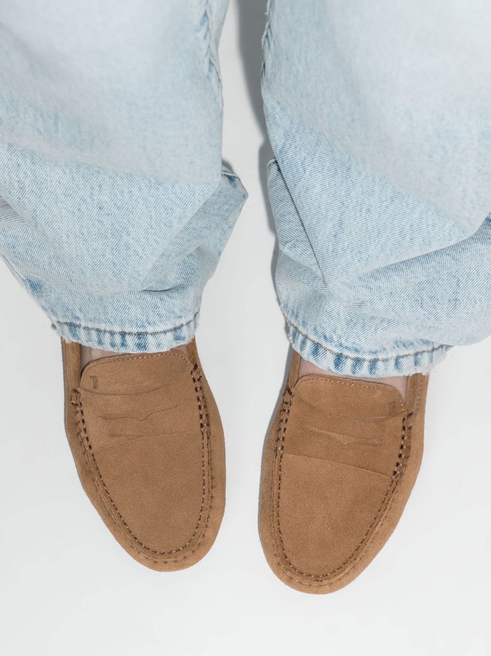 TOD'S Suede Driving Moccasins for Women