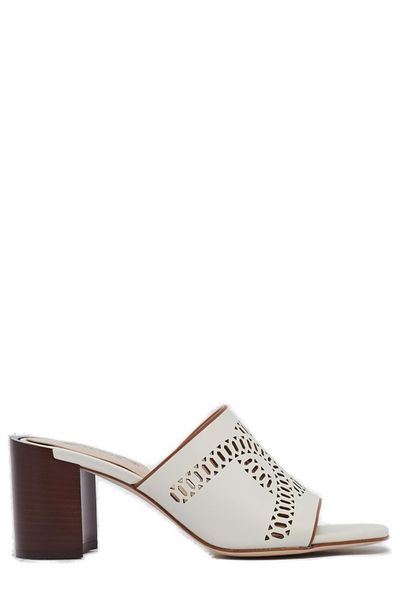 TOD'S Block Heel Slip-On Sandals for Women