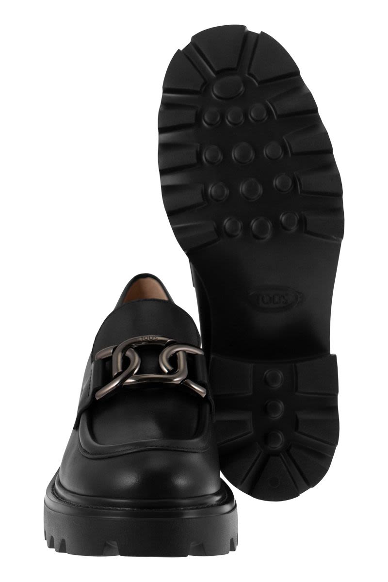 TOD'S Elegant Leather Moccasins for Women