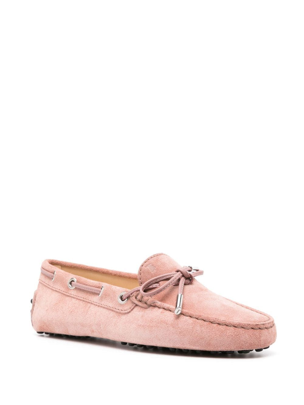 TOD'S Suede Loafers for Women - Mini Driving Style