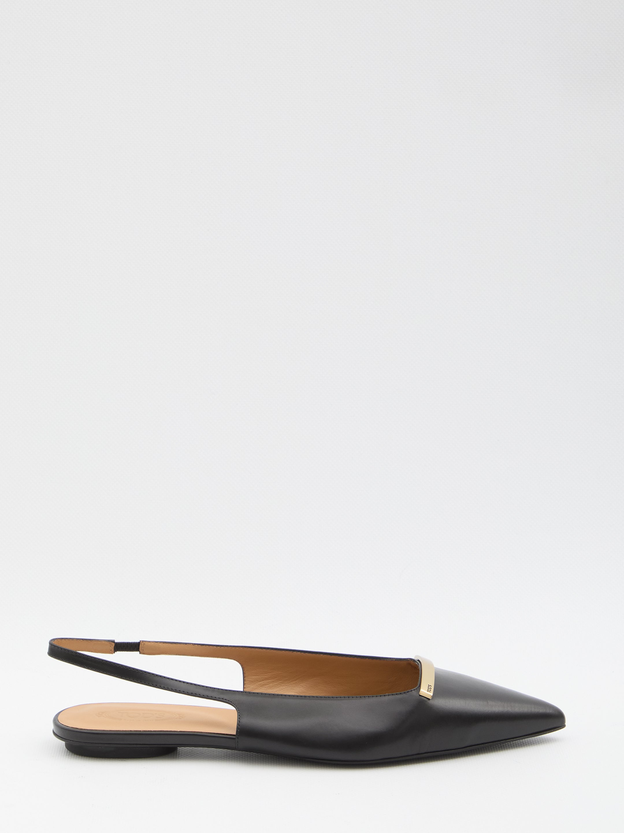 TOD'S Pointy-Toe Slingback Ballet Flats
