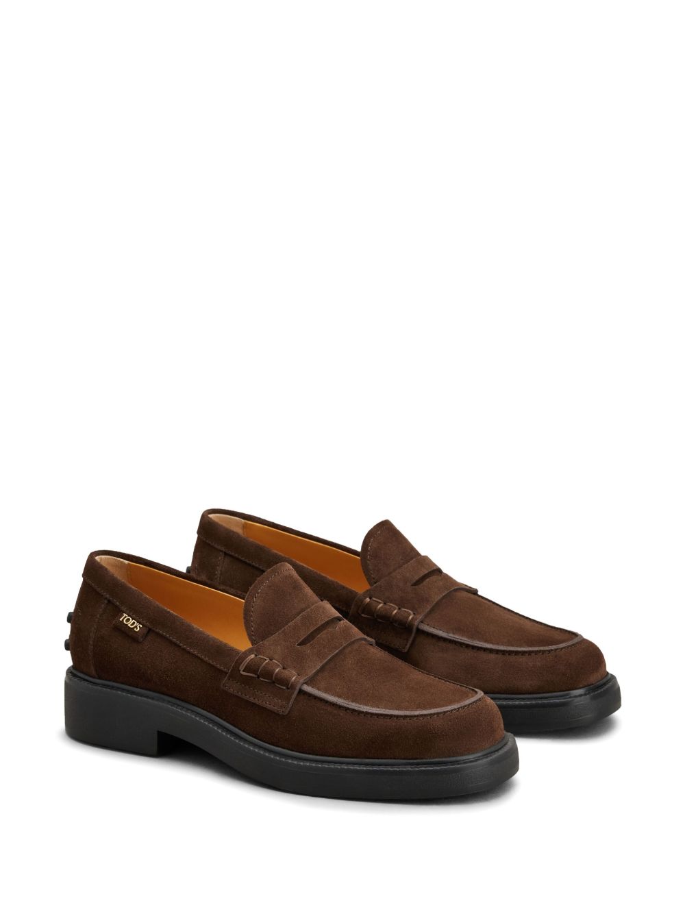 TOD'S Suede Penny Slot Loafers for Women