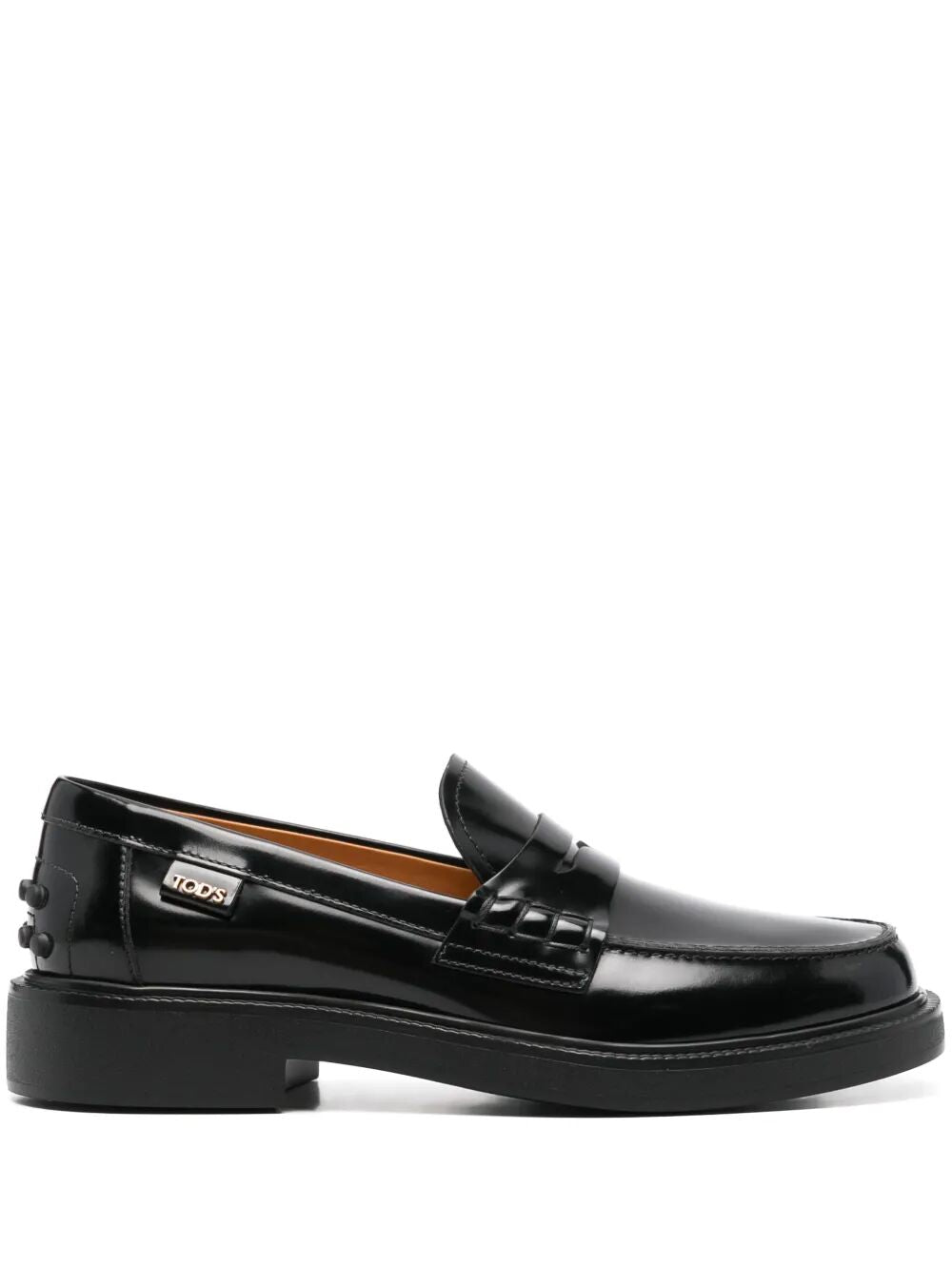 TOD'S Shaded Finishing Leather Penny Loafers for Women