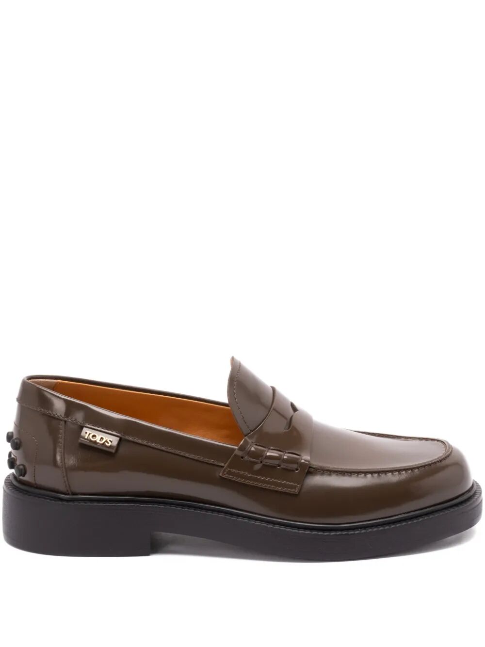 TOD'S Shaded Finishing Leather Penny Loafers for Women