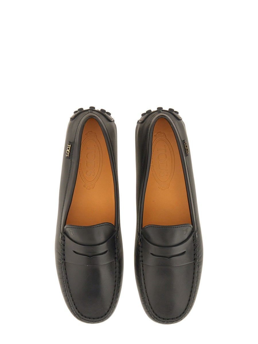 TOD'S Leather Rubber Loafer for Women - FW25 Collection